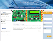 Tablet Screenshot of bluewaveinfotech.com